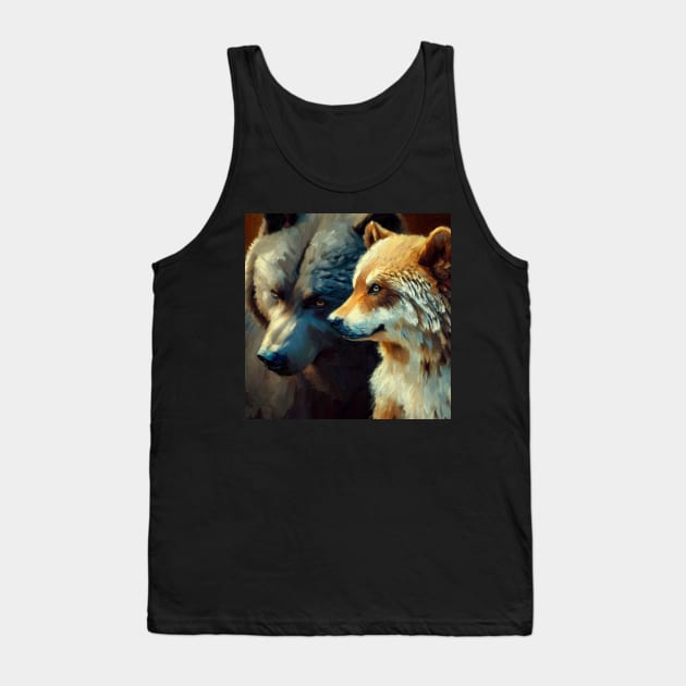 Bear Wolf . Tank Top by Canadaman99